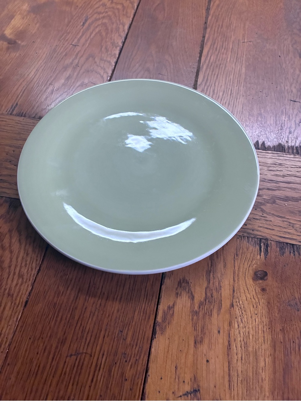 Set of 3 Beautiful Sage Serving Plates - Jill Rosenwald